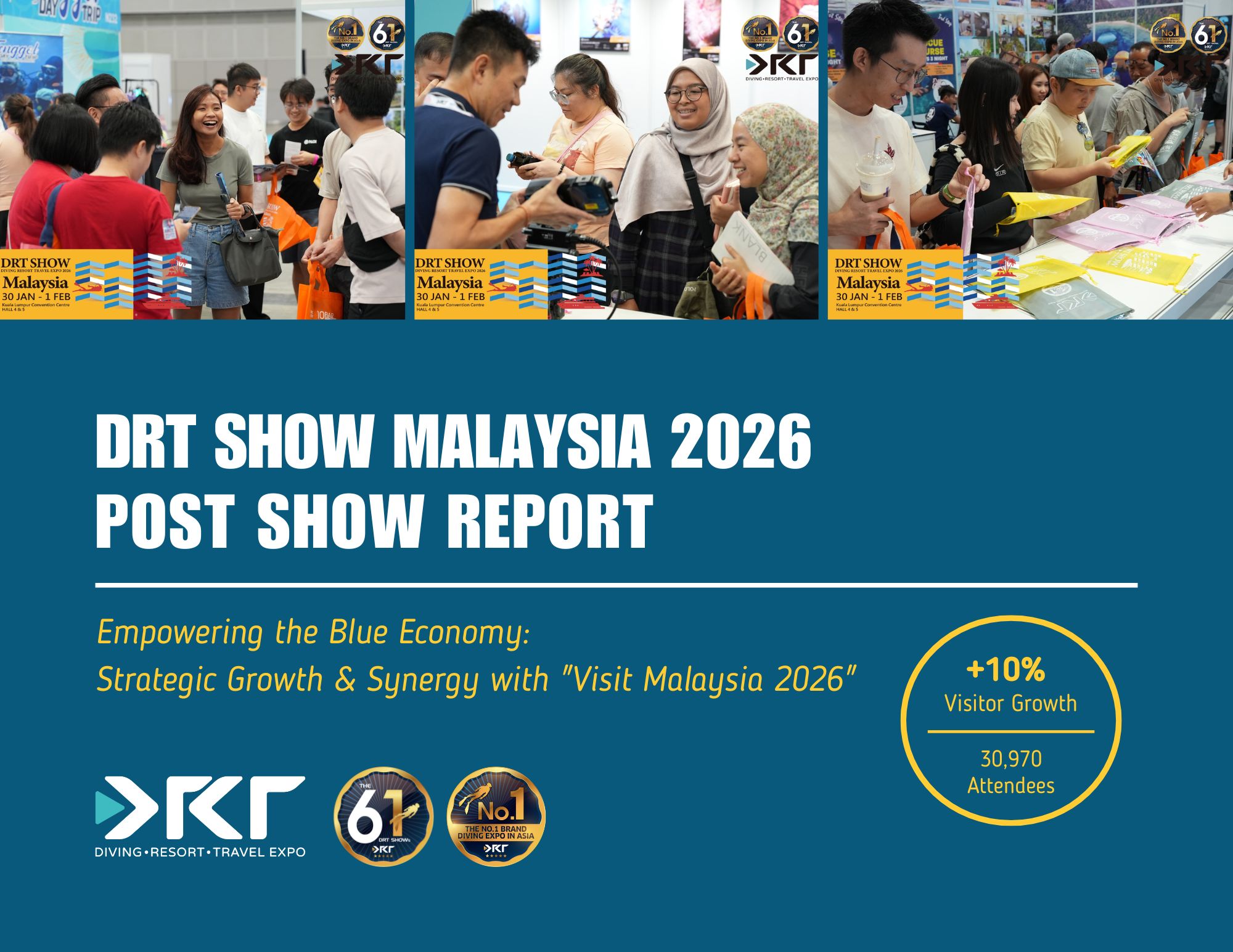 2026 DRT SHOW 馬來西亞展引領深藍經濟轉型：百大品牌入駐結合旅遊年紅利，驅動亞太潛水產業鏈之質變與增長